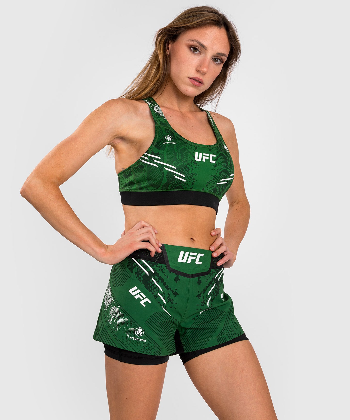 UFC Adrenaline by Venum Authentic Fight Night Women’s Sports Bra - Green