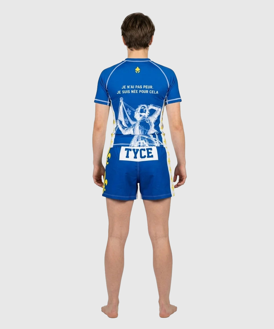 Rashguard TYCE CULTURE OF WAR Jeanne d'Arc - Bleu