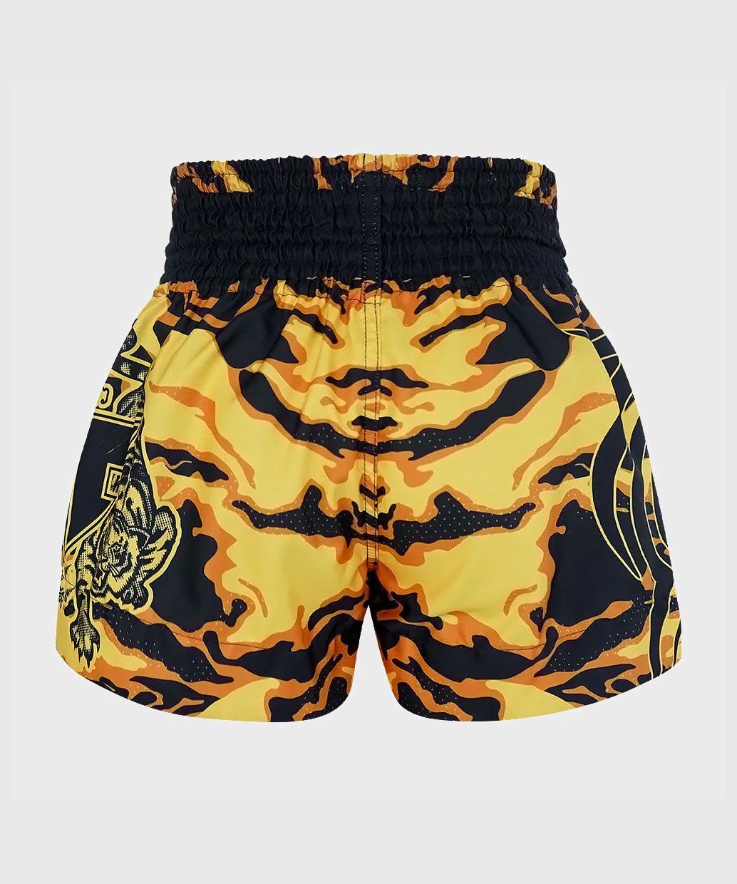 Tuff Yellow Military Camouflage Muay Thai Shorts - Gelb/Schwarz