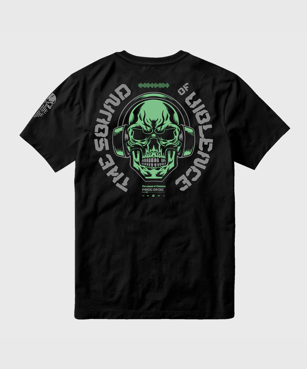 T-Shirt Pride Or Die Sound Of The Violence - Noir