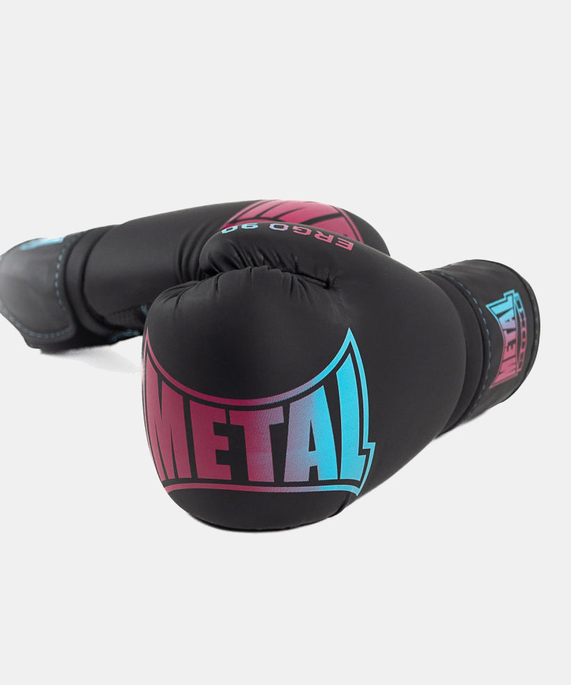 Metal Boxe Ergo 90 Vice Boxing Gloves - Black
