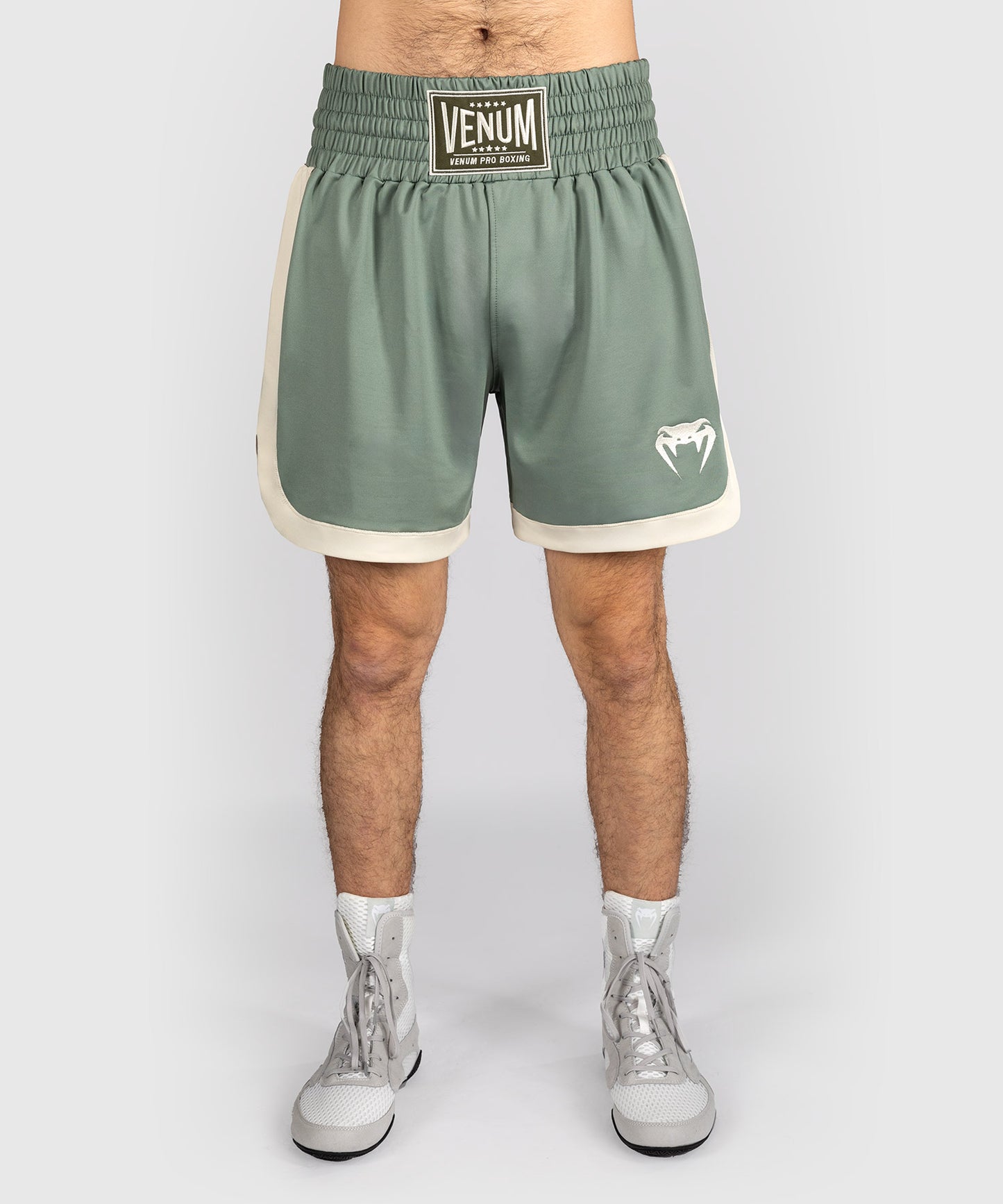 Venum Classic Boxing Shorts - Aqua Green/Ivory