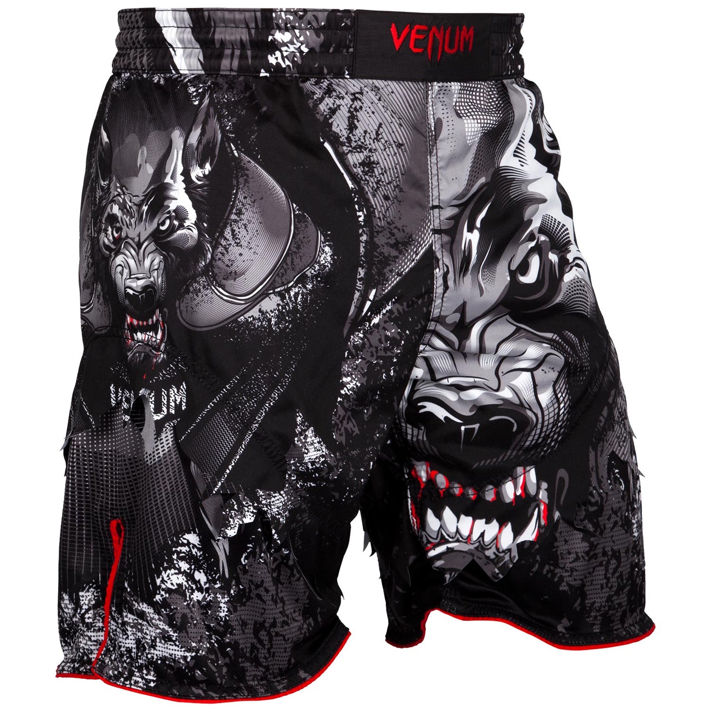 Venum Werewolf Fightshorts - Black/Grey