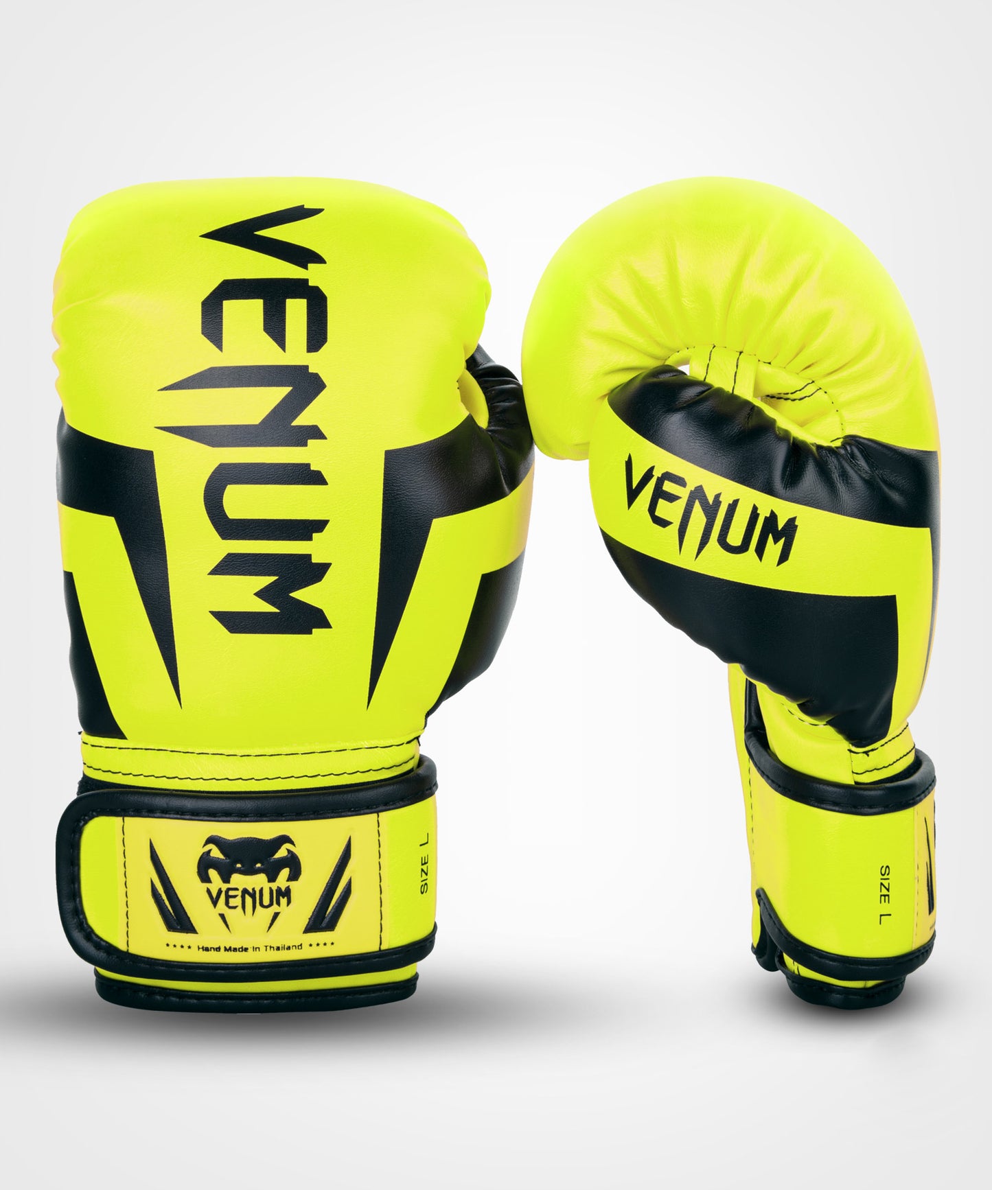 Gants de boxe enfant Venum Elite – Jaune Fluo