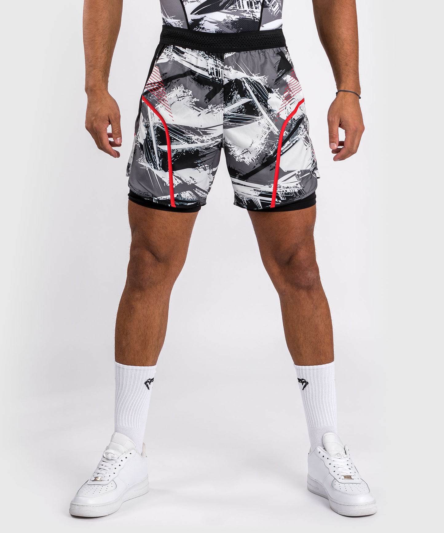 Venum Electron 3.0 Trainingsshorts - Grau/Rot