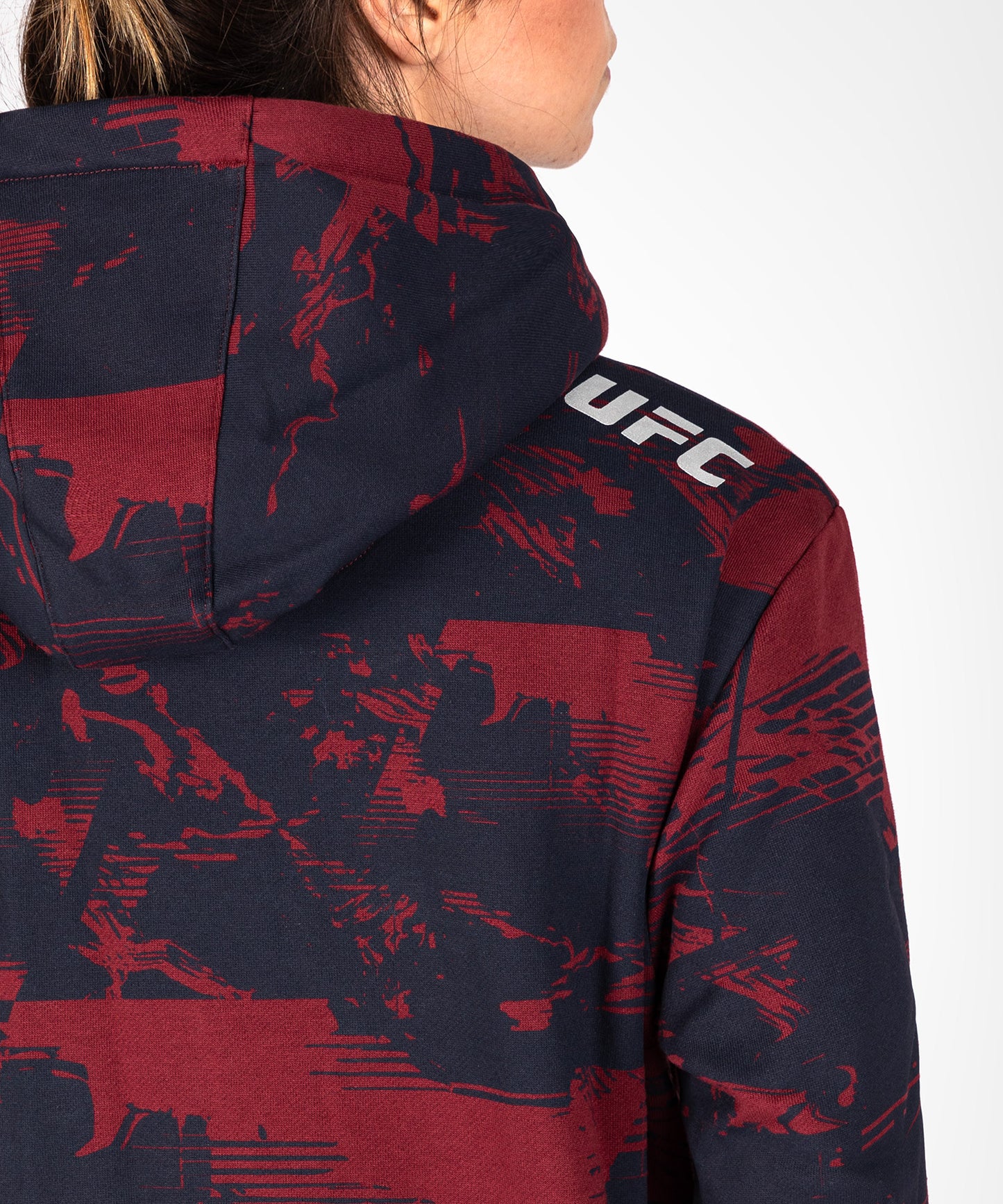 UFC Zenith by Venum Authentic Fight Week Sudadera Mujer - Azul marino/Burdeos/Plateado