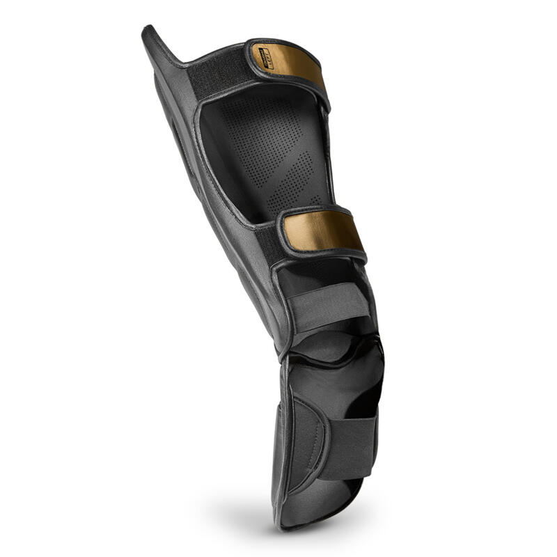 Hayabusa T3 Striking Shin Guards - Black/Gold