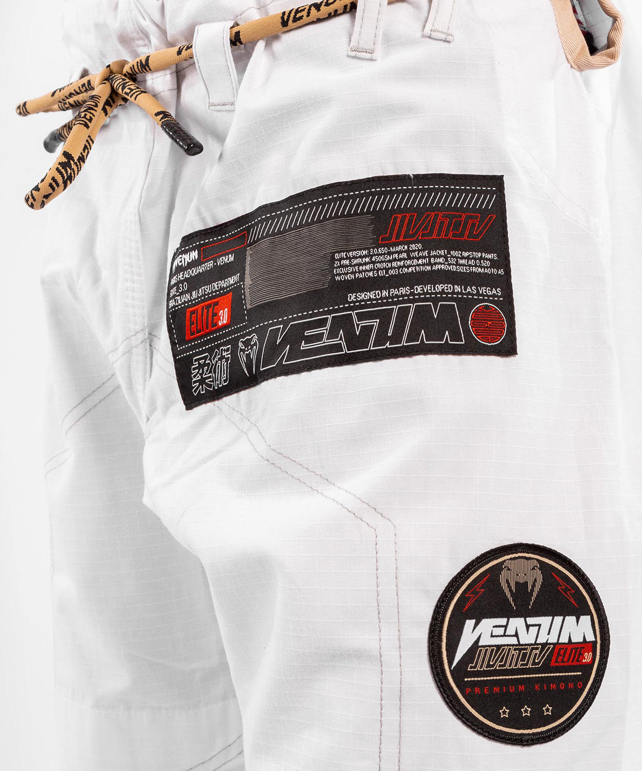 Kimono de JJB Venum Elite 3.0 - Blanc