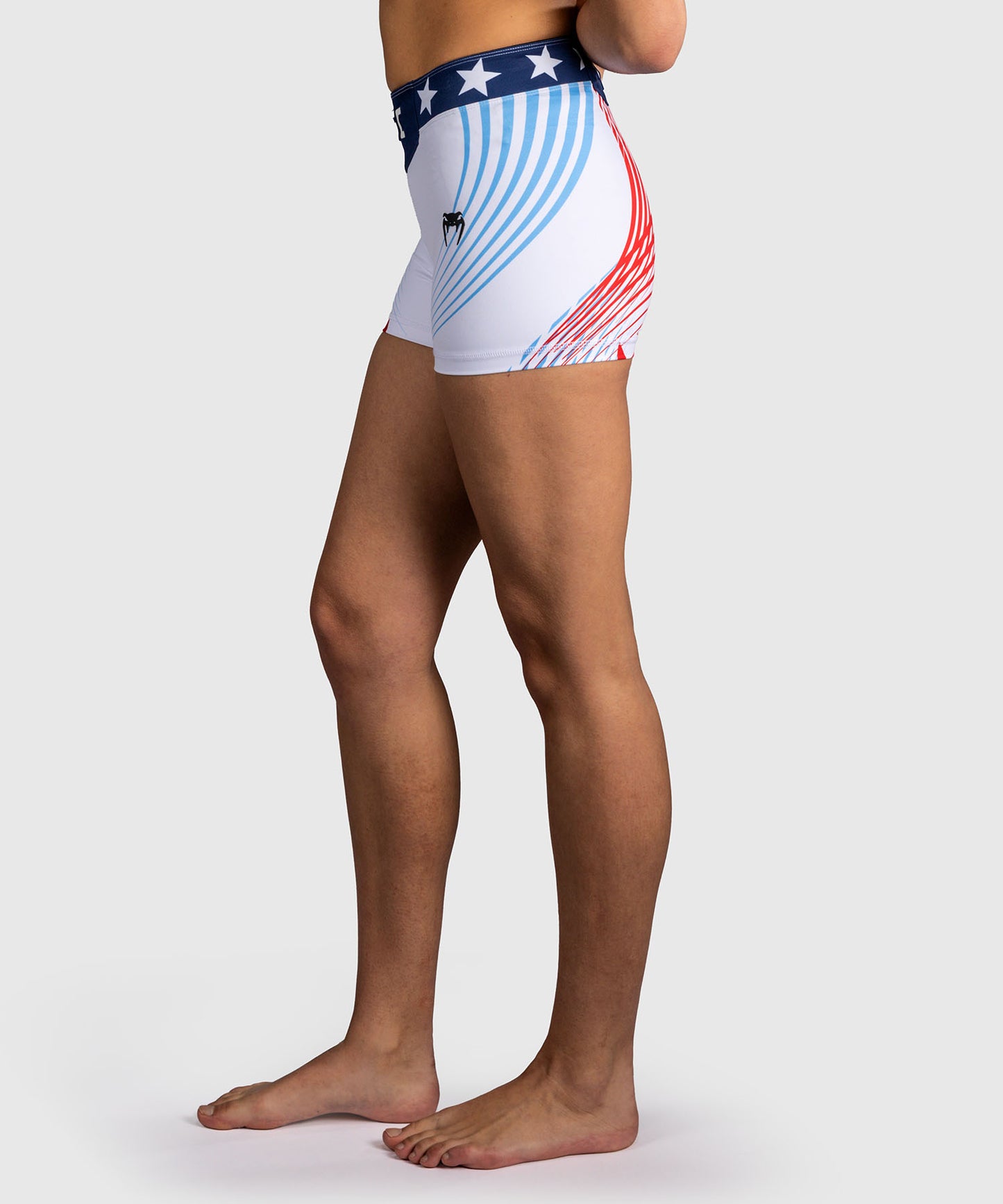 Women's Official UFC Freedom 250 by Venum White Authentic Short Fit Vale Tudo Short