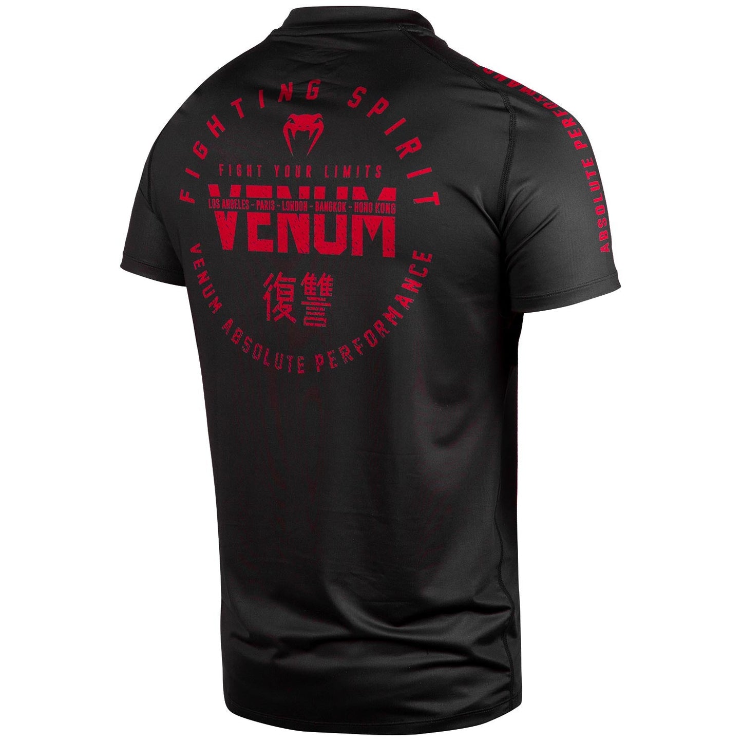 Dry Tech Venum Signature T-shirt - Black/Red