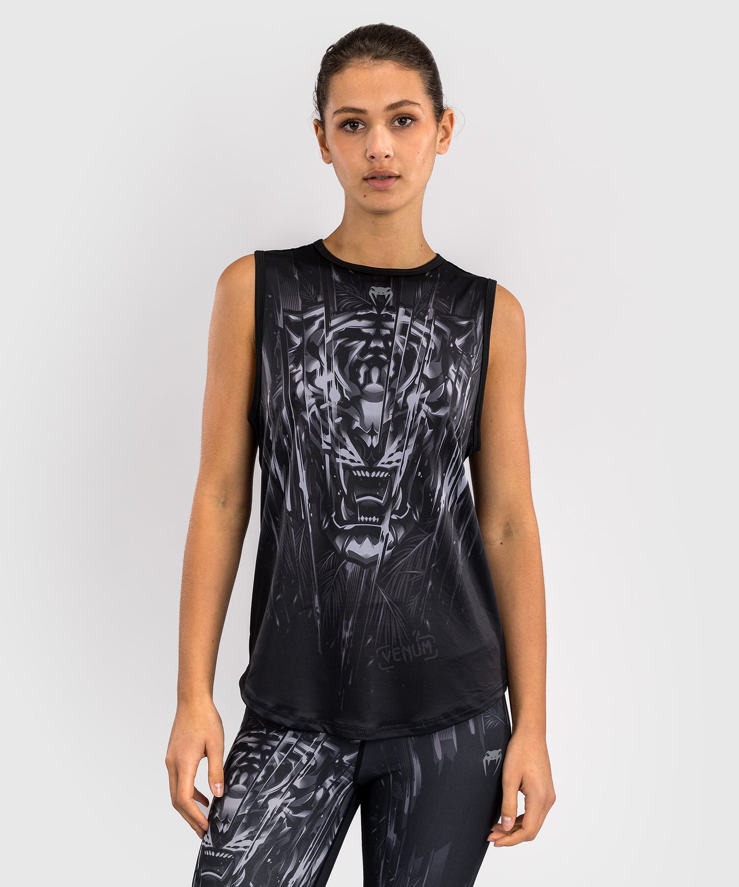 Venum Tiger Damen Tanktop - Schwarz/Silber