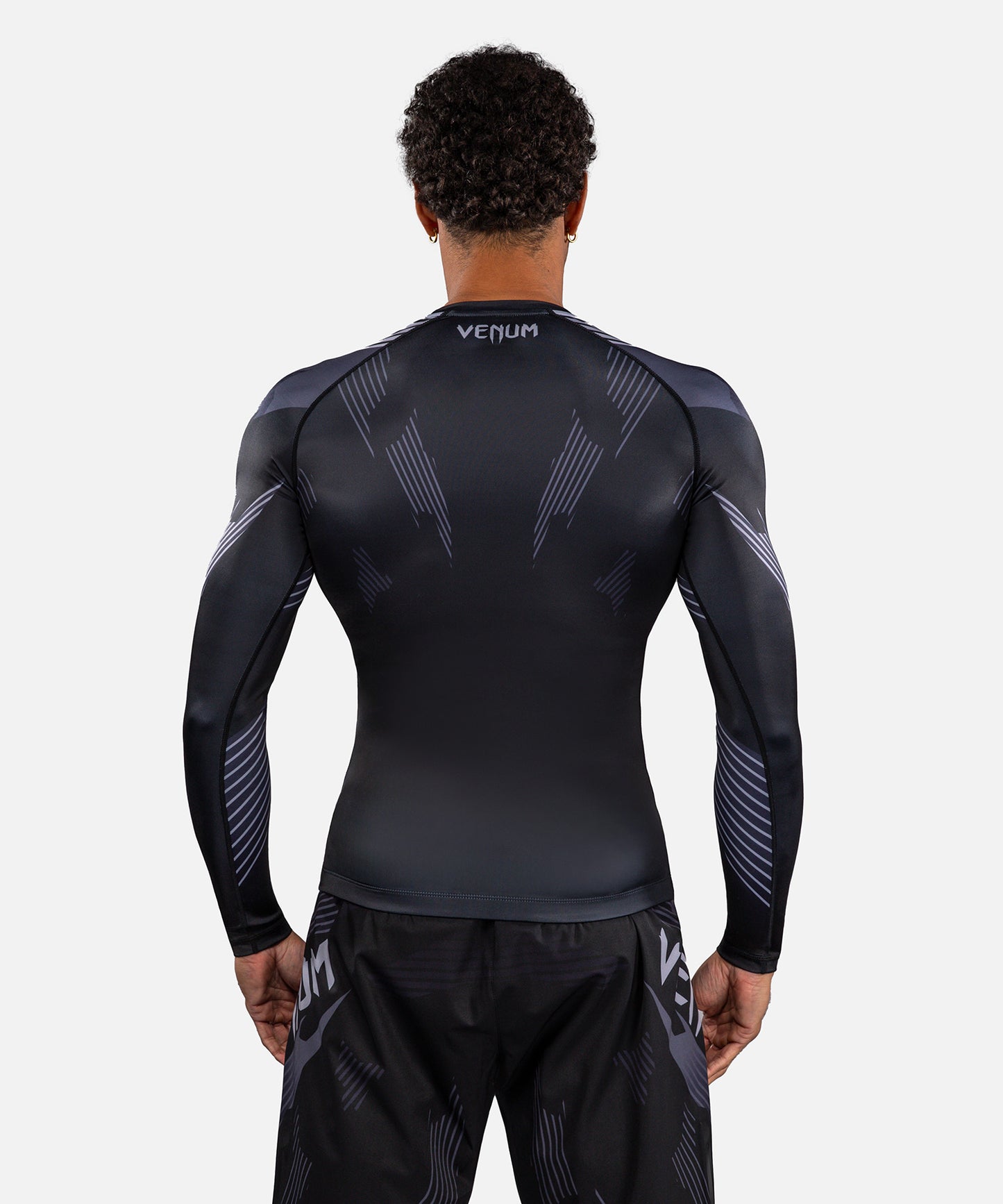 Venum No-Gi 6.0 Langarm Rashguard - Schwarz/Grau