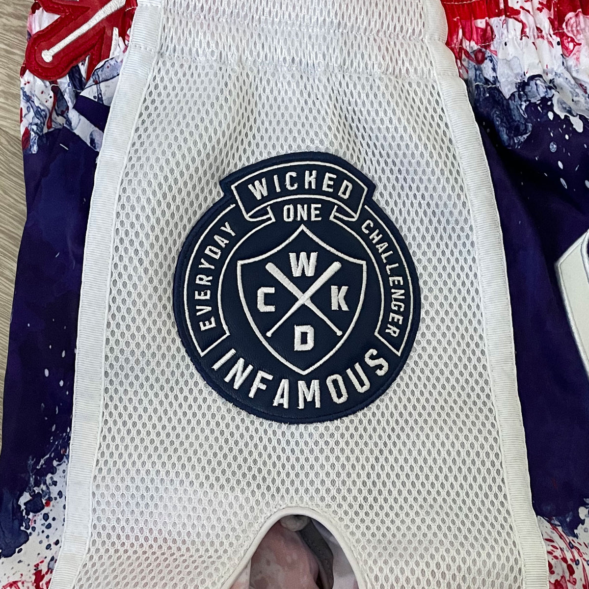 Short de Muay Thai Wicked One Glorious - Blanc