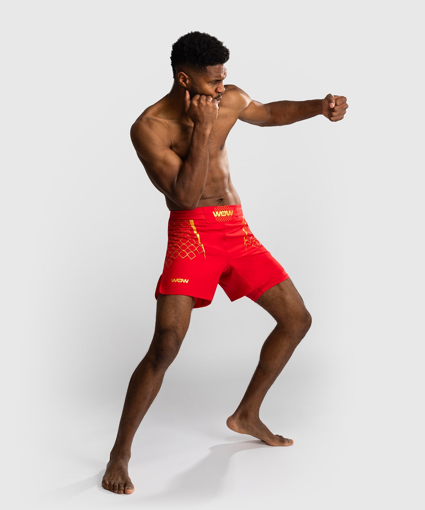 Venum x WOW FC Fury Red/ Gold Pantaloni da combattimento da uomo
