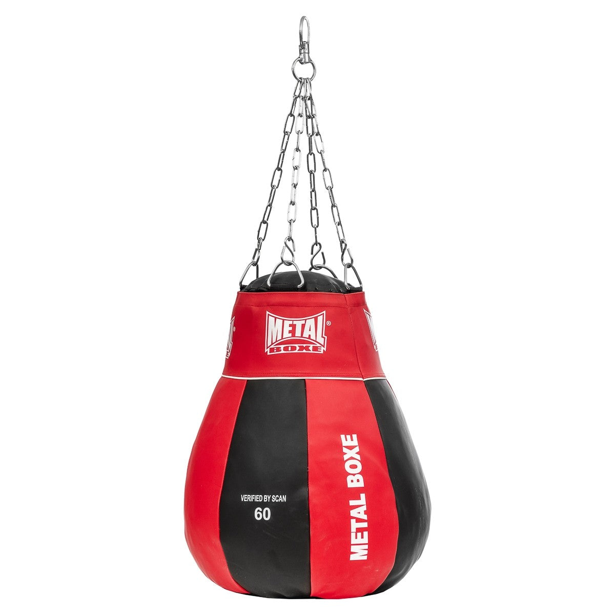 Metal Boxe Poire à Uppercut Vollständig – Schwarz/Rot