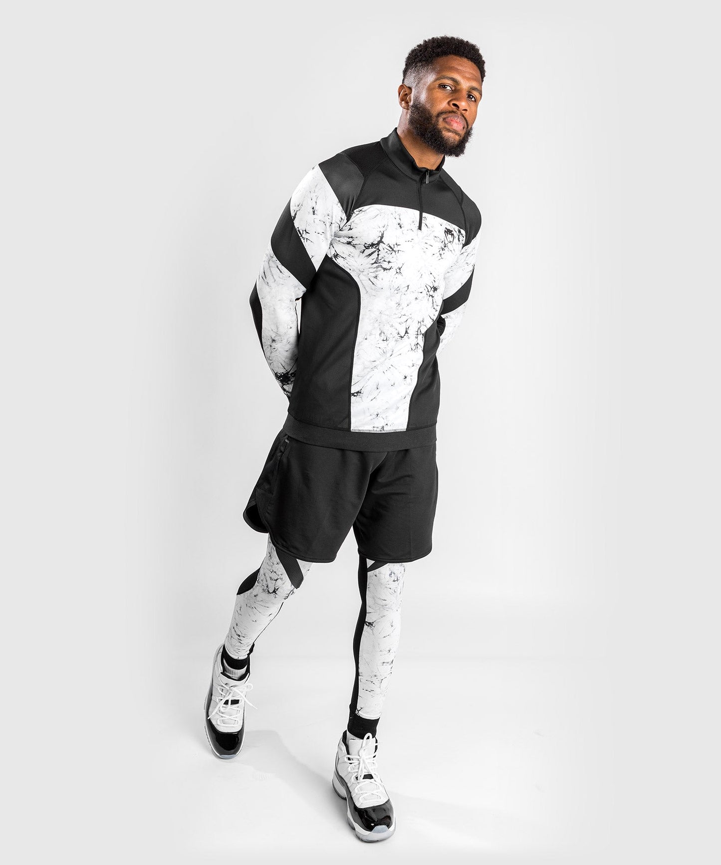 Dry Tech long sleeve zipped collar Venum G-Fit Marble - Marble