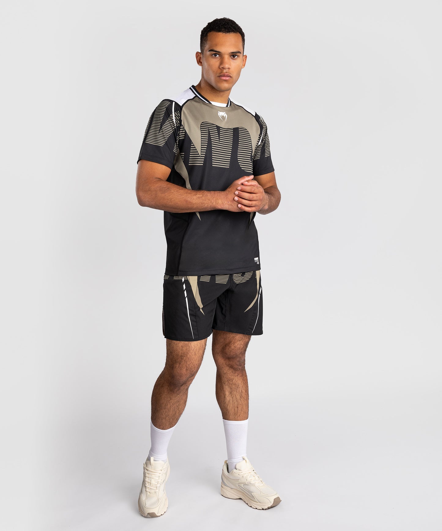 Venum Adrenaline Dry Tech T-Shirt – Nero/Sabbia