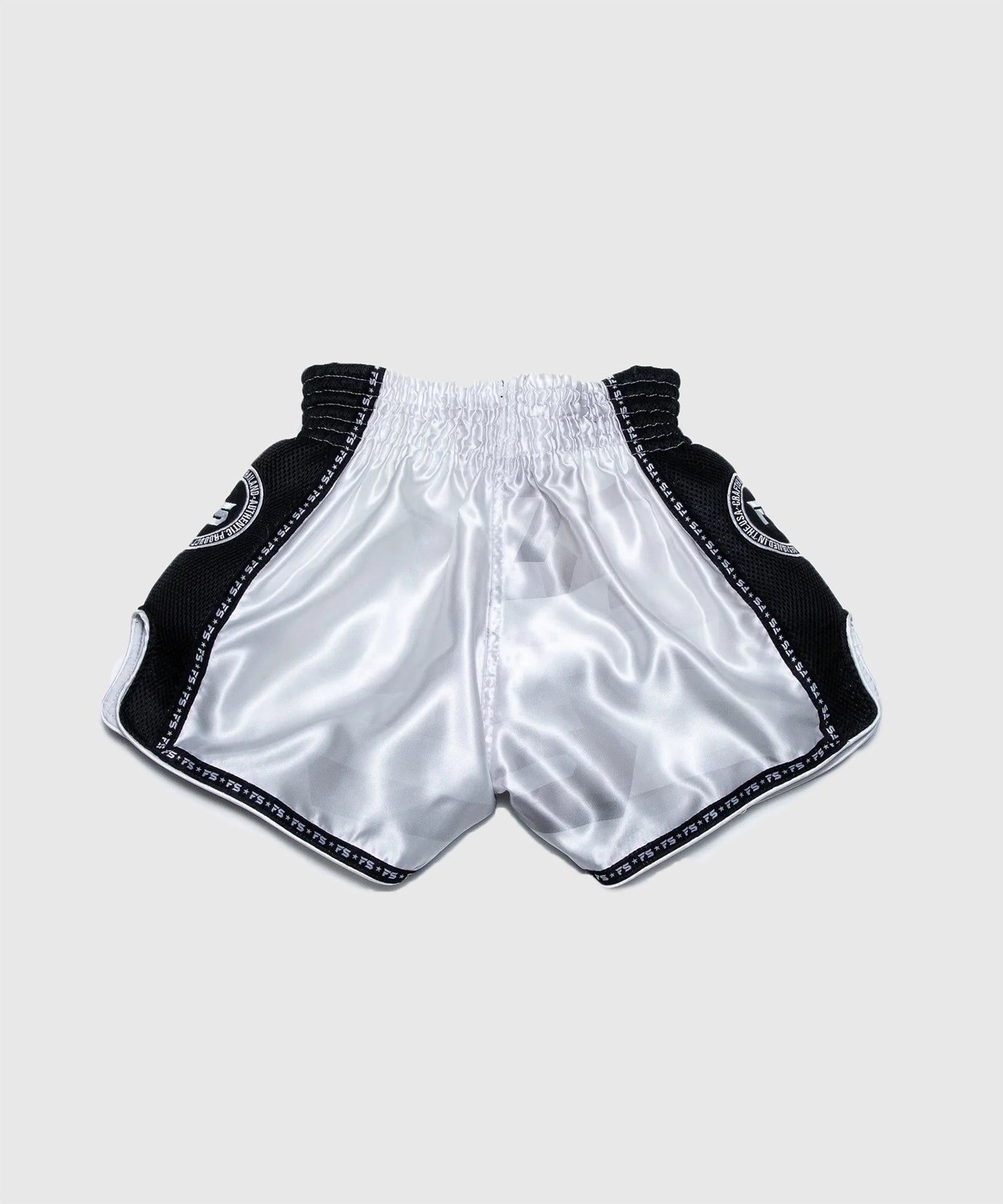 Infightstyle ”Od” Retro Pantalones de Muay Thai - Blanco