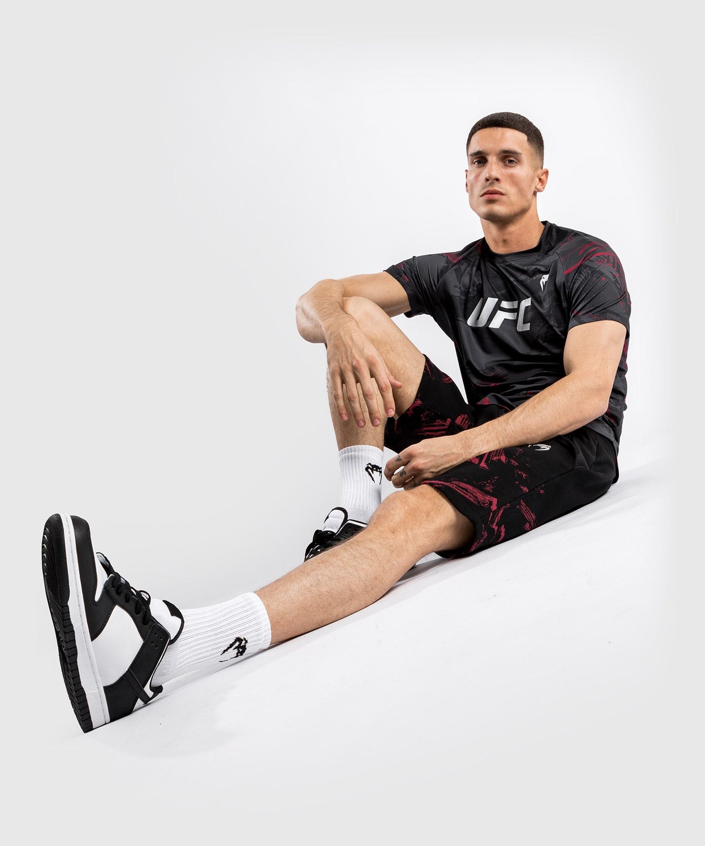 UFC Venum Authentic Fight Week 2.0 Men's Dry Tech Short Sleeve T-Shirt - Black