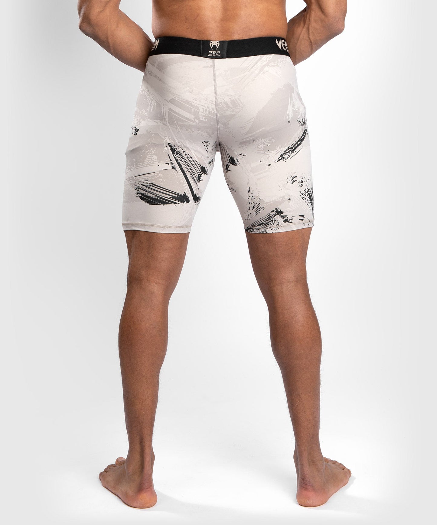 UFC Venum Authentic Fight Week 2.0 Compression Short - Black/Sand