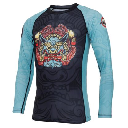 Tatami Fightwear Strike Hard Eco T-shirt a Compressione - Nero/Blu