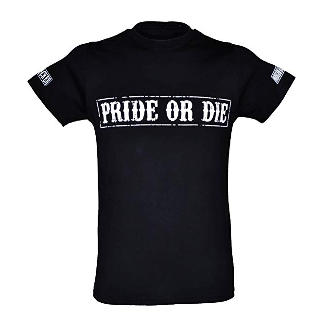 T-shirt Pride or Die Fight Club - Noir