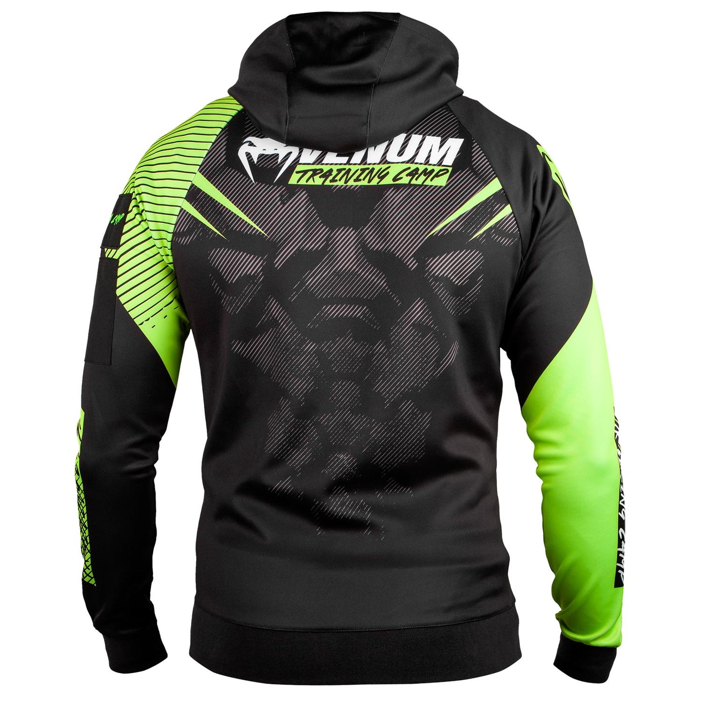 Venum Training Camp 2.0 Hoodie - Black/Neo Yellow