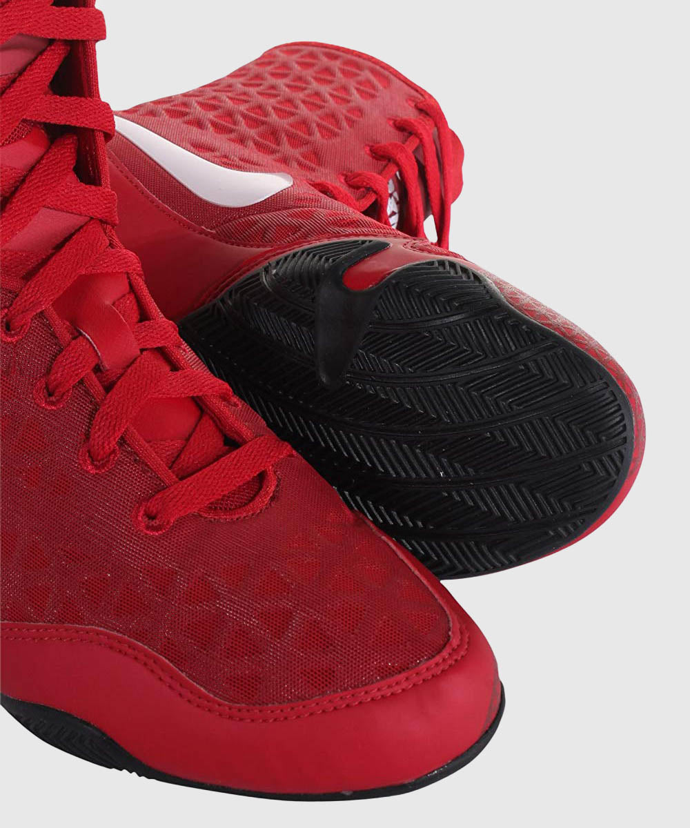 Chaussures de Boxe Nike Ko - Rouge/Blanc