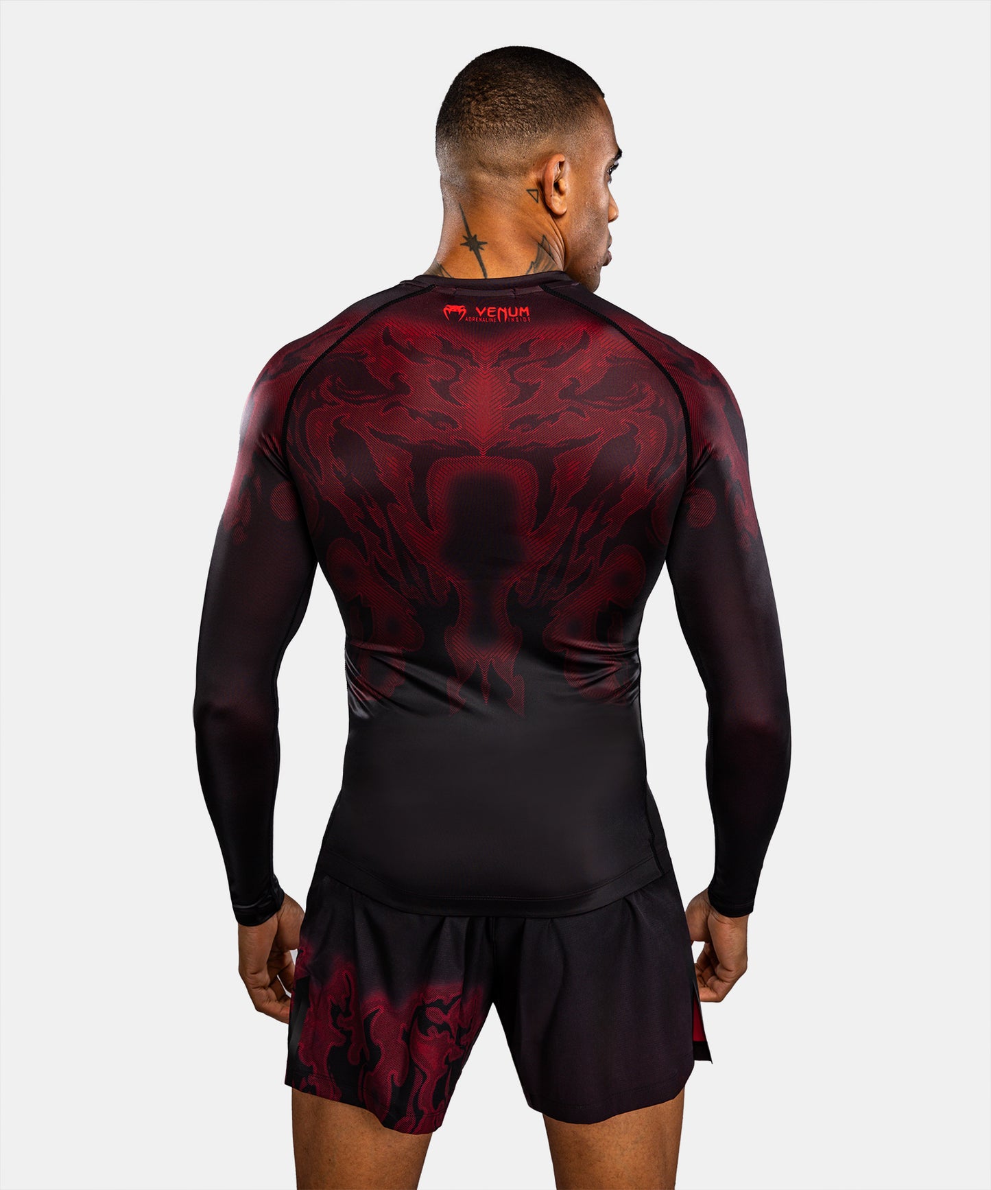 Venum Spectre Rashguard Manga Larga – Negro/Rojo