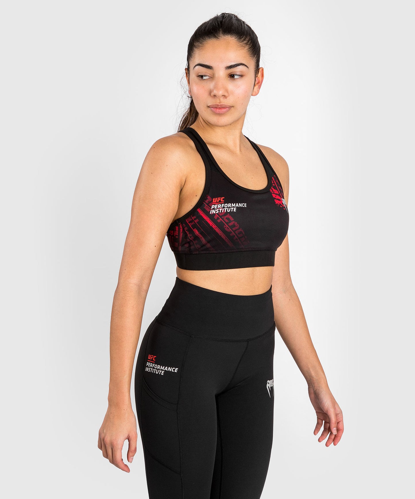 Brassière de sport pour femmes UFC Performance Institute 2.0 - Noir/Rouge