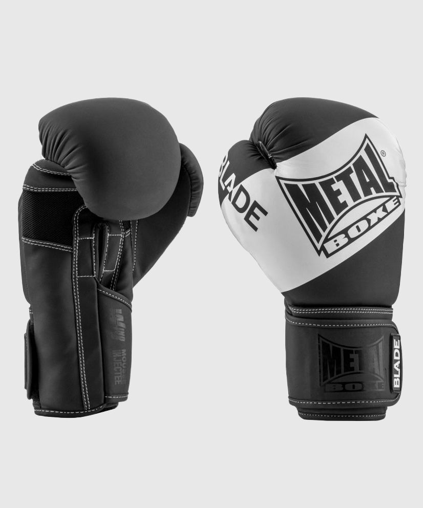 Gants Entrainement Metal Boxe Blade – Noir/Blanc