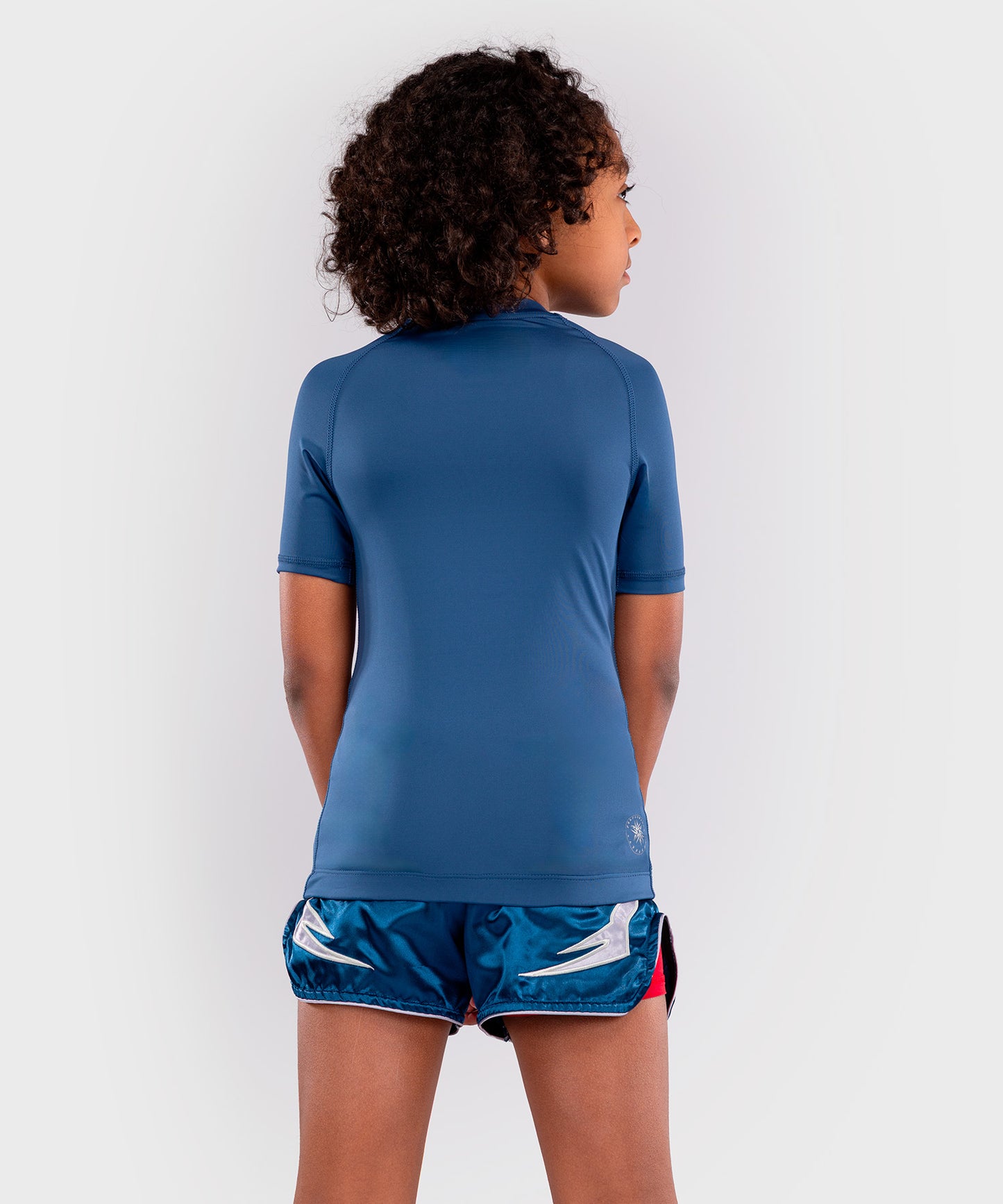 Venum Contender Kids Rashguards Short Sleeves - Royal Blue