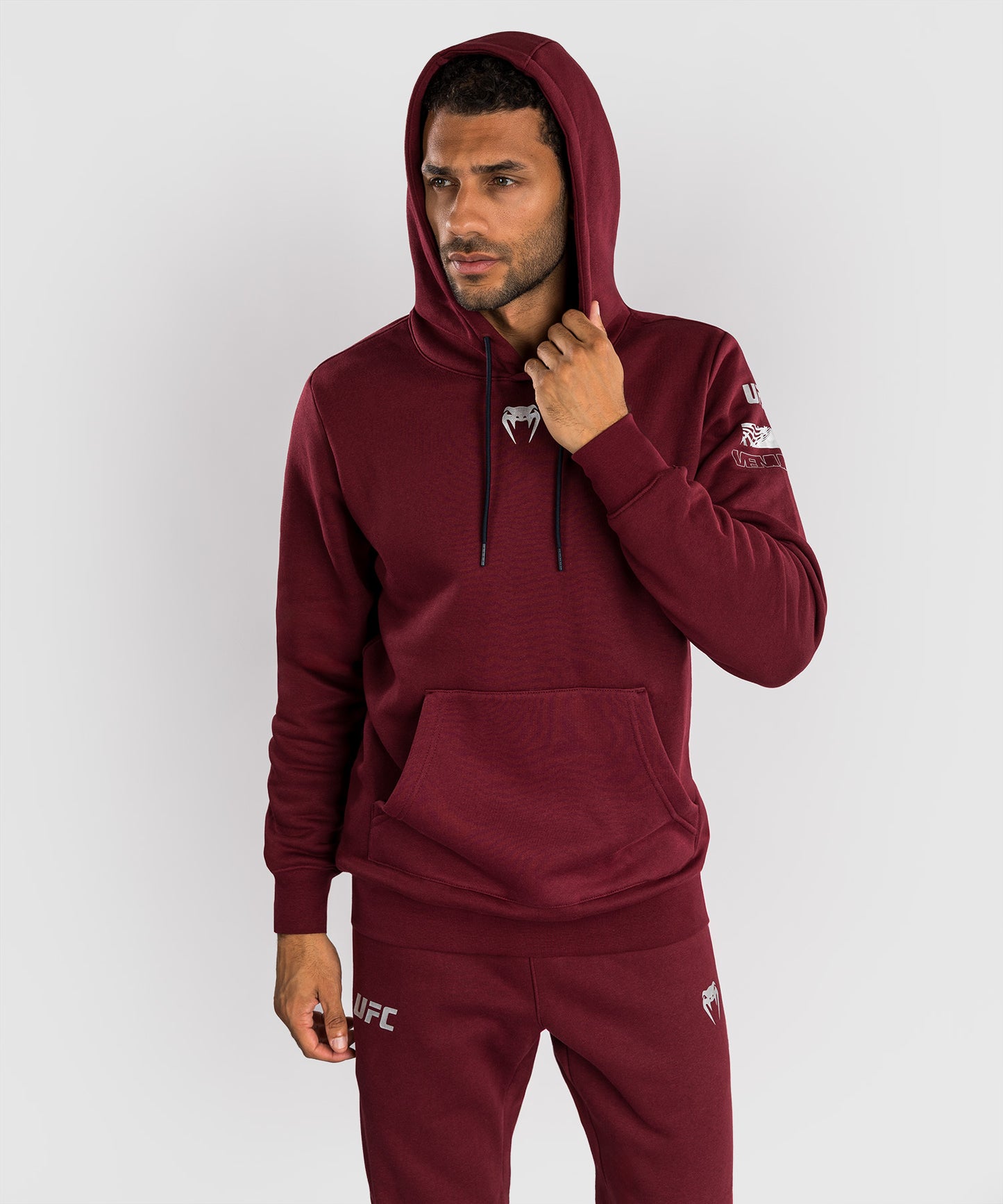 UFC Zenith by Venum Authentic Fight Week Pullover Hoodie Herren - Burgunderrot