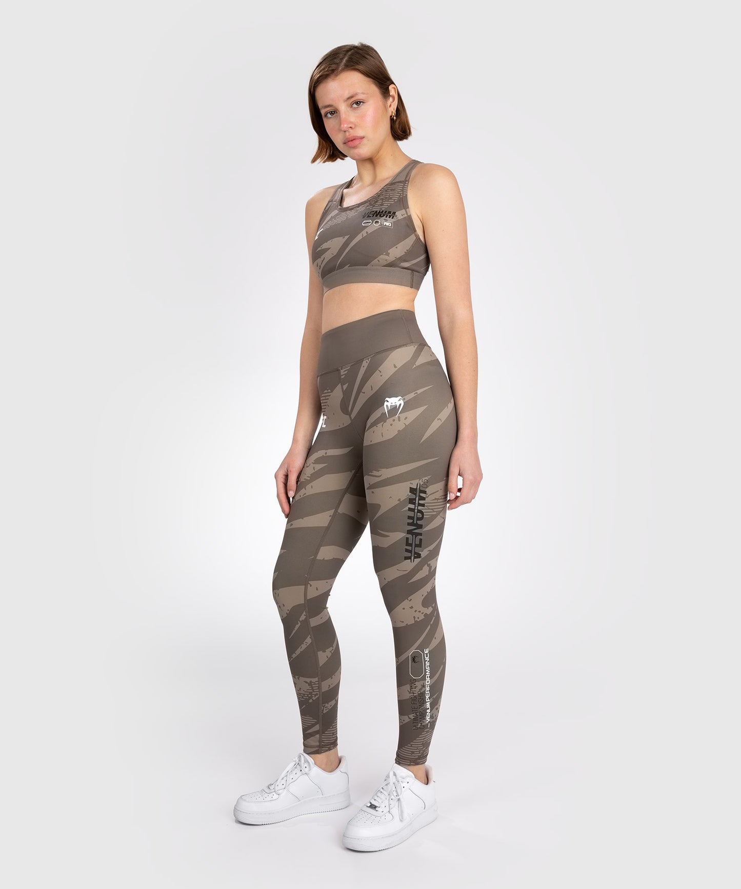 UFC Adrenaline by Venum Fight Week performance Leggings - Desert Camo