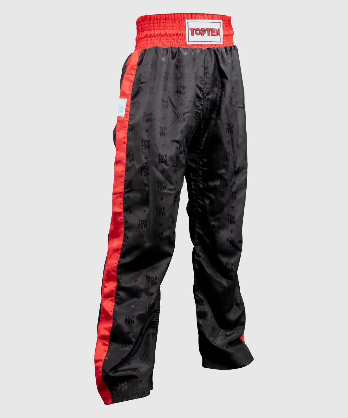 Pantalon de boxe américaine Top Ten Classic - Noir/Rouge