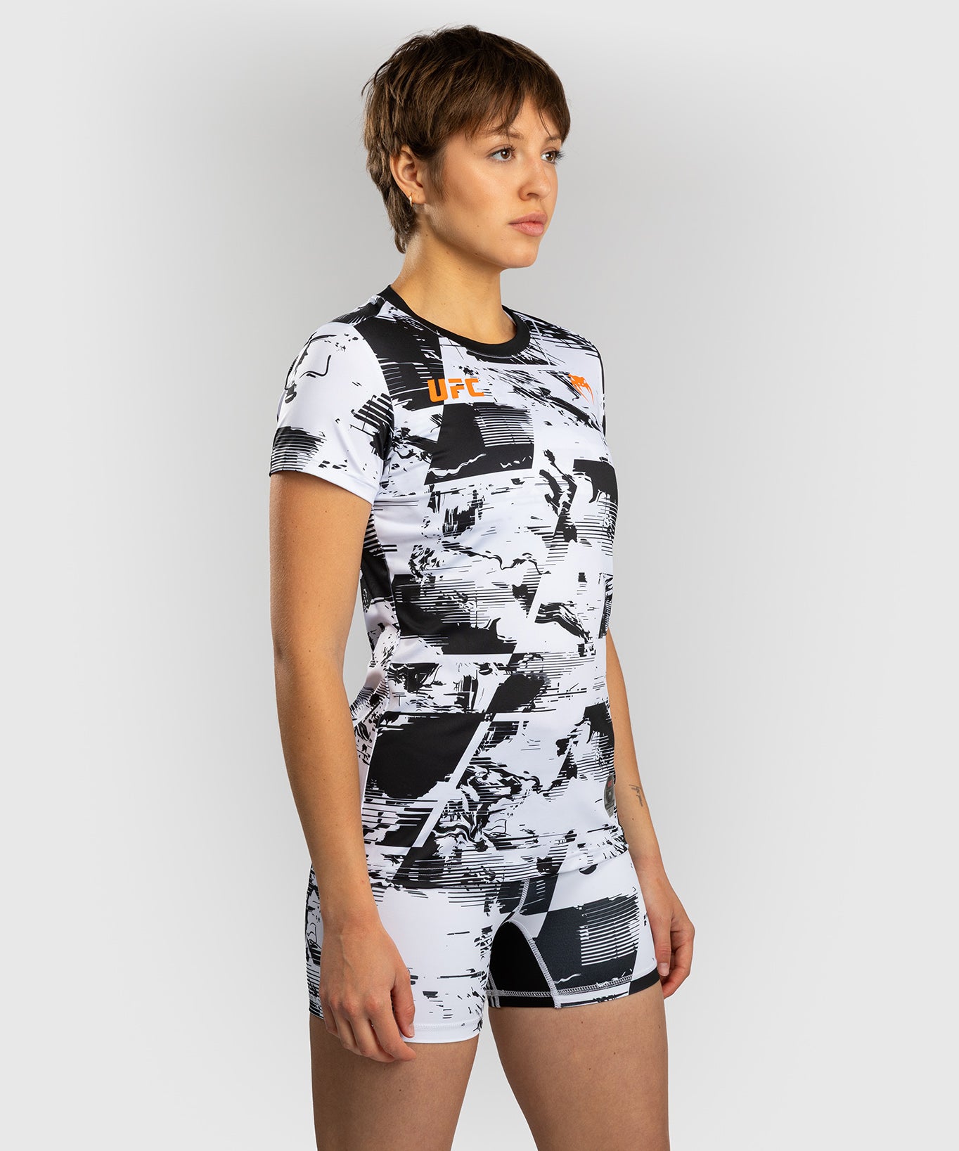 T-shirt manches courtes Performance Femme UFC Zenith by Venum Authentic Fight Week - Blanc