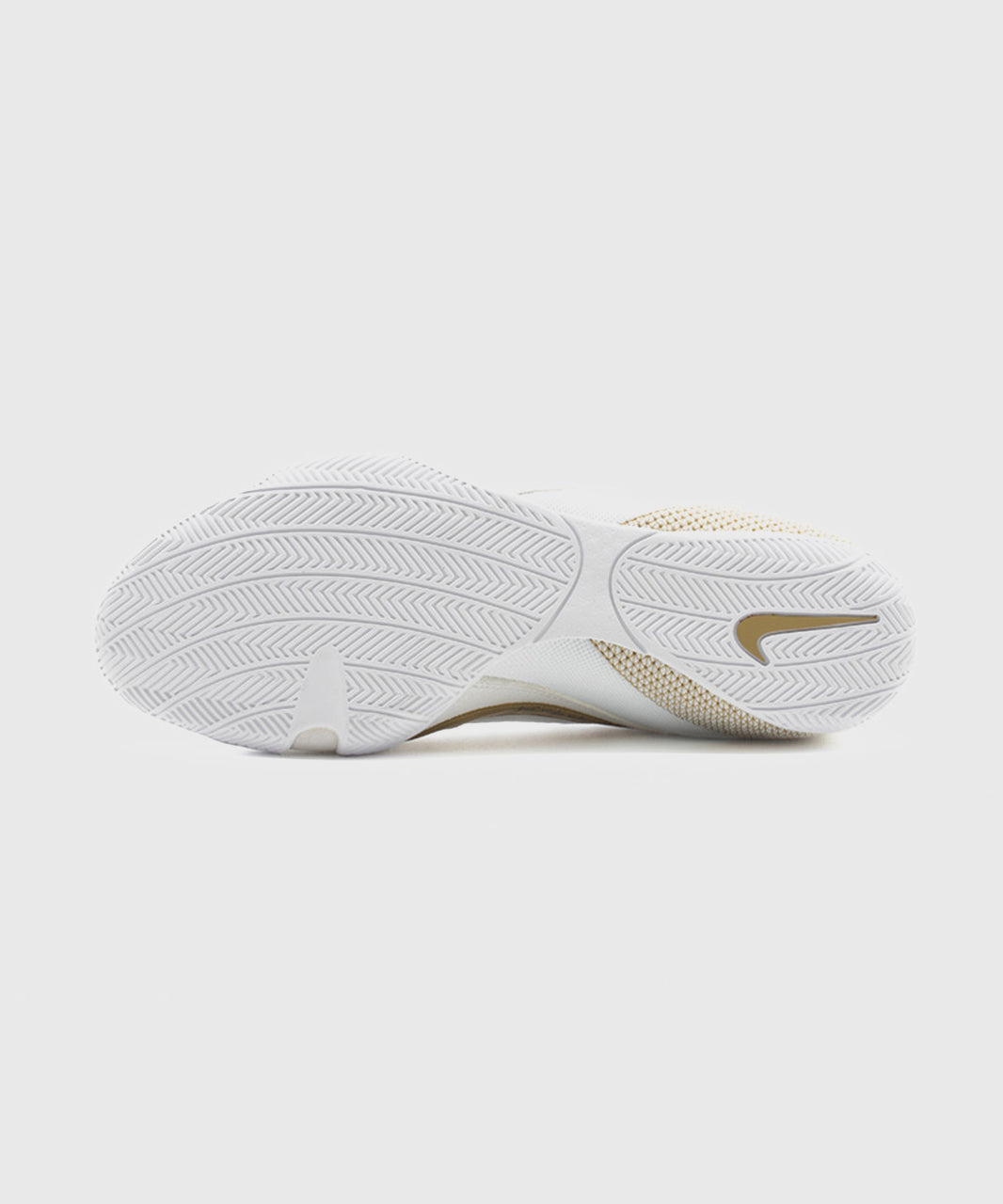 Nike Machomai 3 Mid-High Boxing Shoes - White/Gold