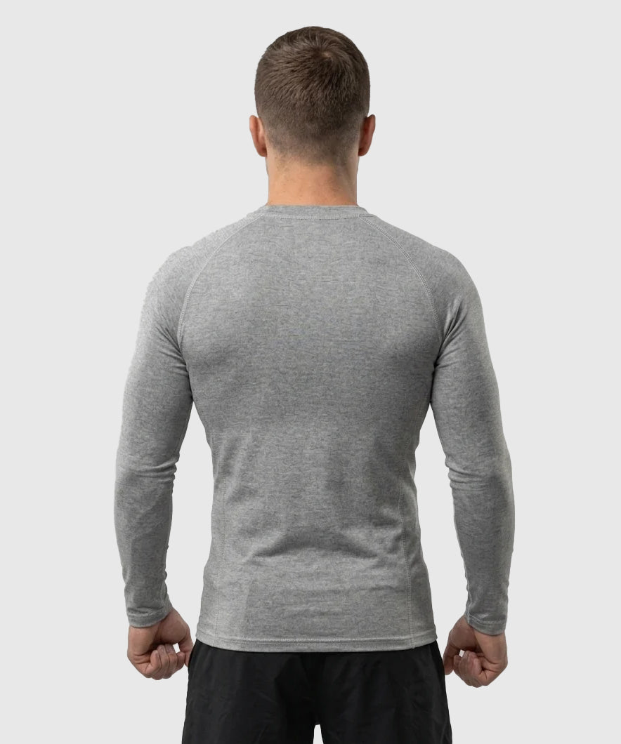 T-shirt de compression manches longues Tyce Skin - Gris