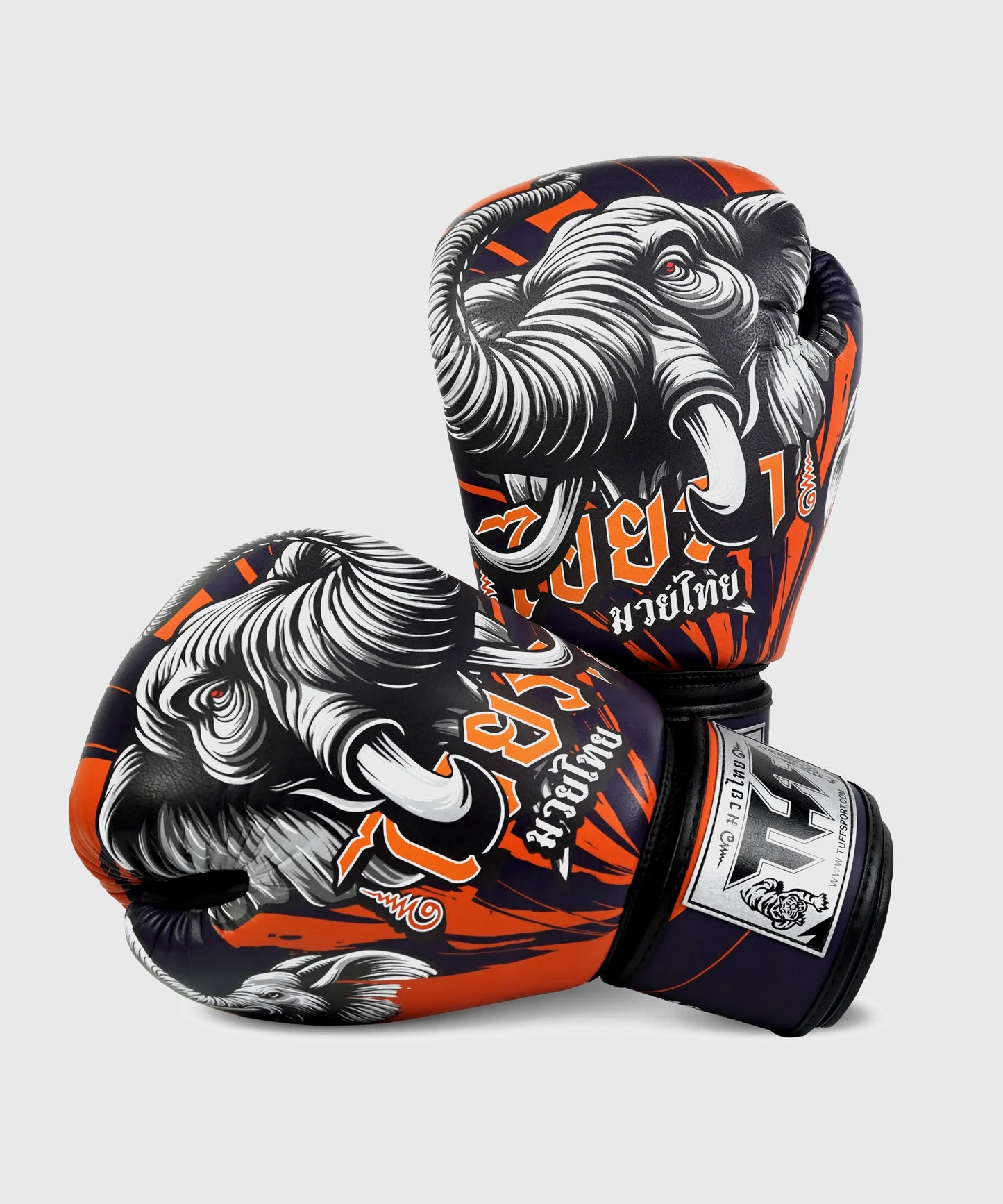 Gants de Boxe Tuff Aiyara - Noir/Orange