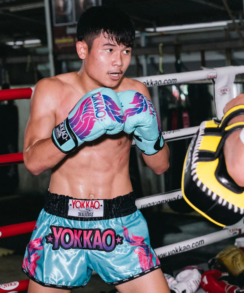 Yokkao The Flame Muay Thai Shorts - Türkis