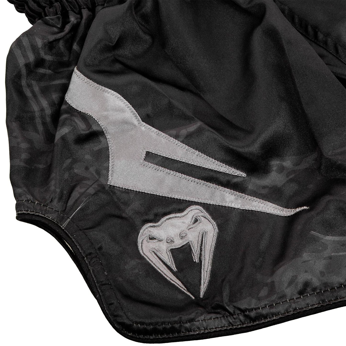 Short Muay Thai Venum Gladiator 3.0 - Noir/Gris - Exclusivité