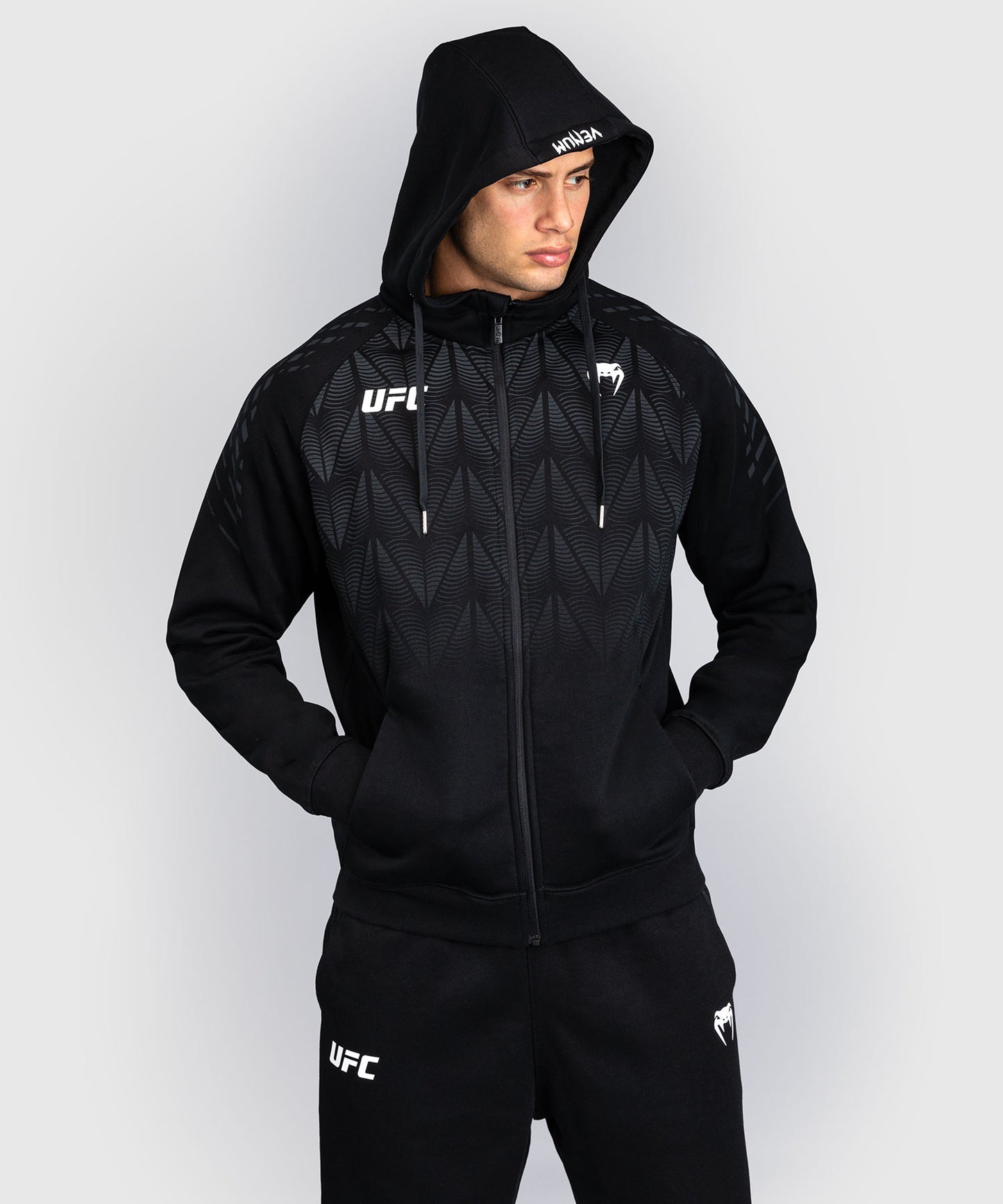 Men’s UFC Zenith by Venum Replica Black Zip Hoodie