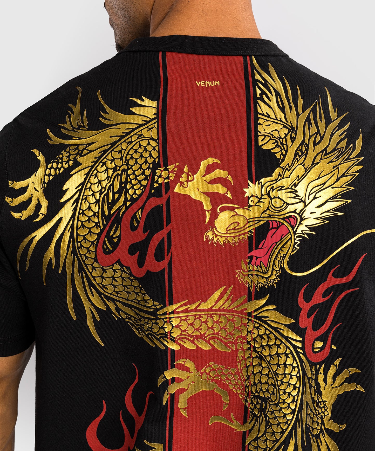 Venum x TEKKEN 8 - Marshall Law Maglietta - Nero/Rosso/Oro