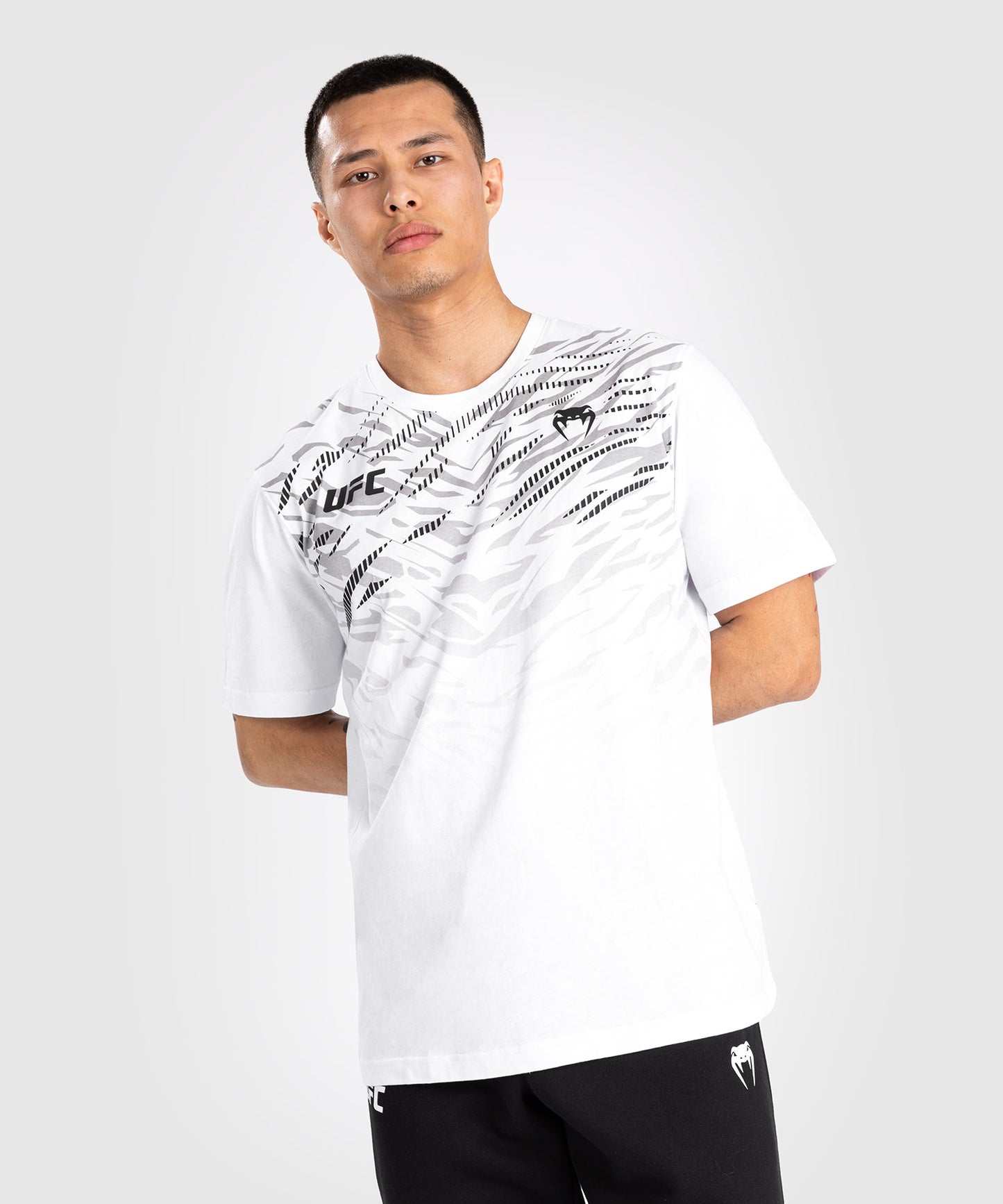 UFC Fusion by Venum Replica Camiseta de Manga Corta para Hombre - Blanco