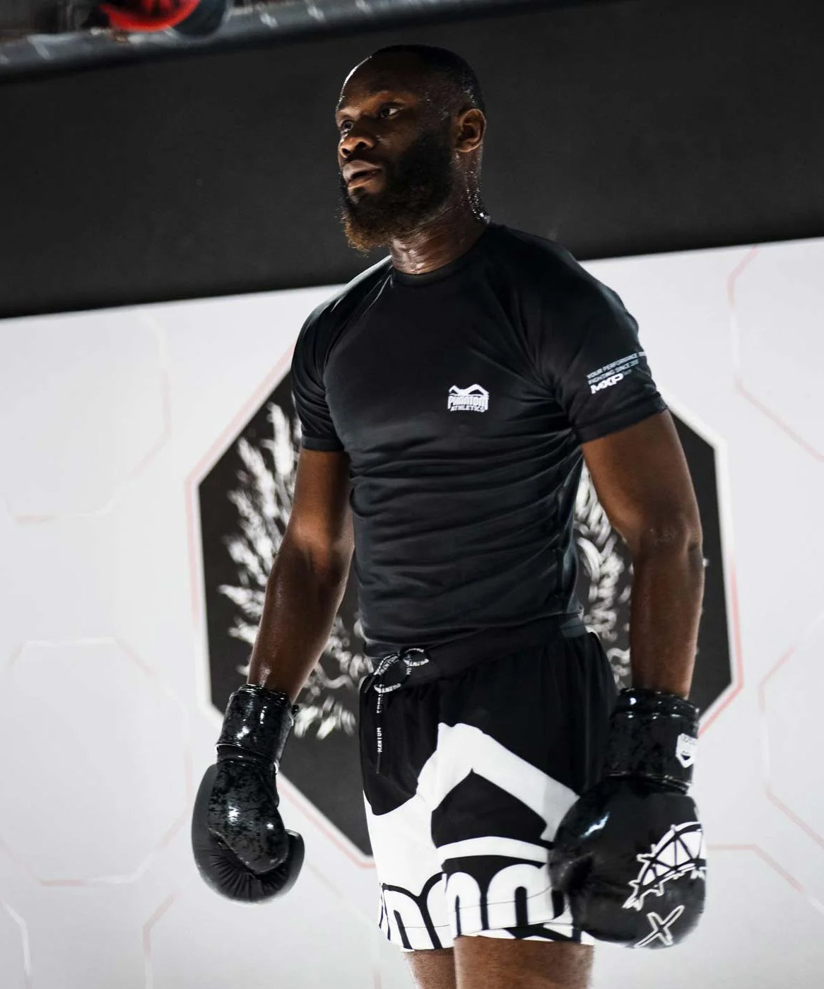 Gants De Boxe Phantom Athletics Serious - Noir