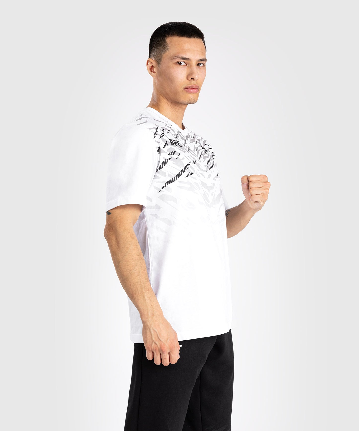 UFC Fusion by Venum Replica Camiseta de Manga Corta para Hombre - Blanco