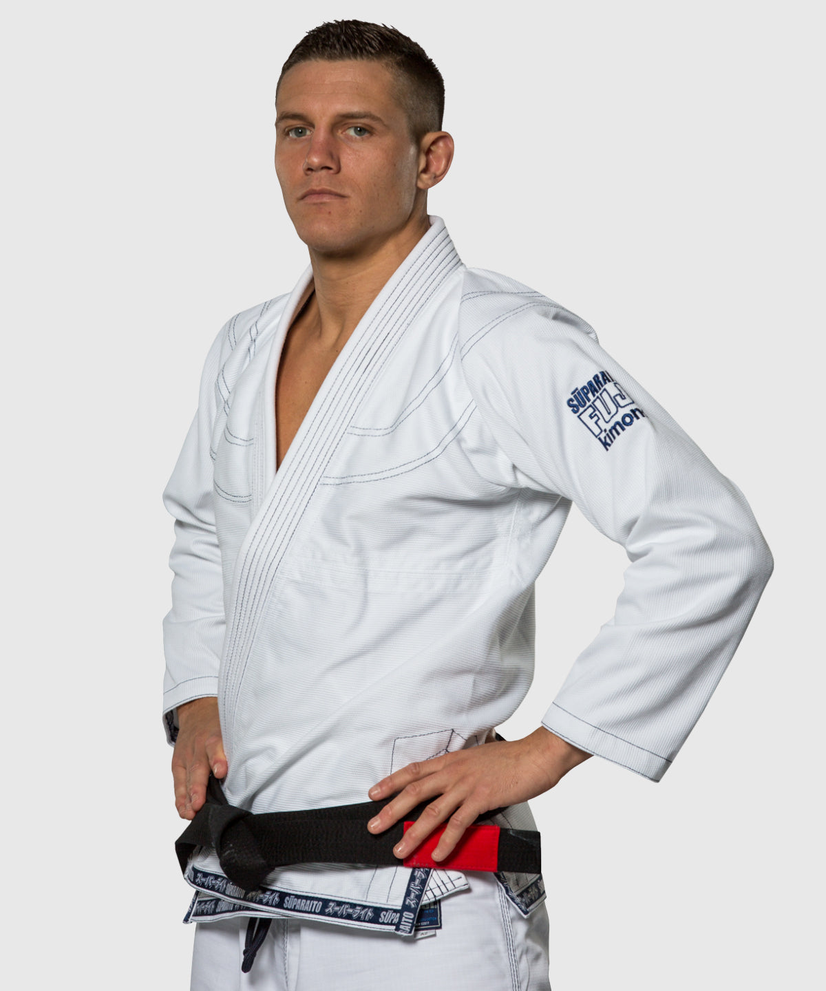 Kimono de JJB Fuji Sports Suparaito - Blanc