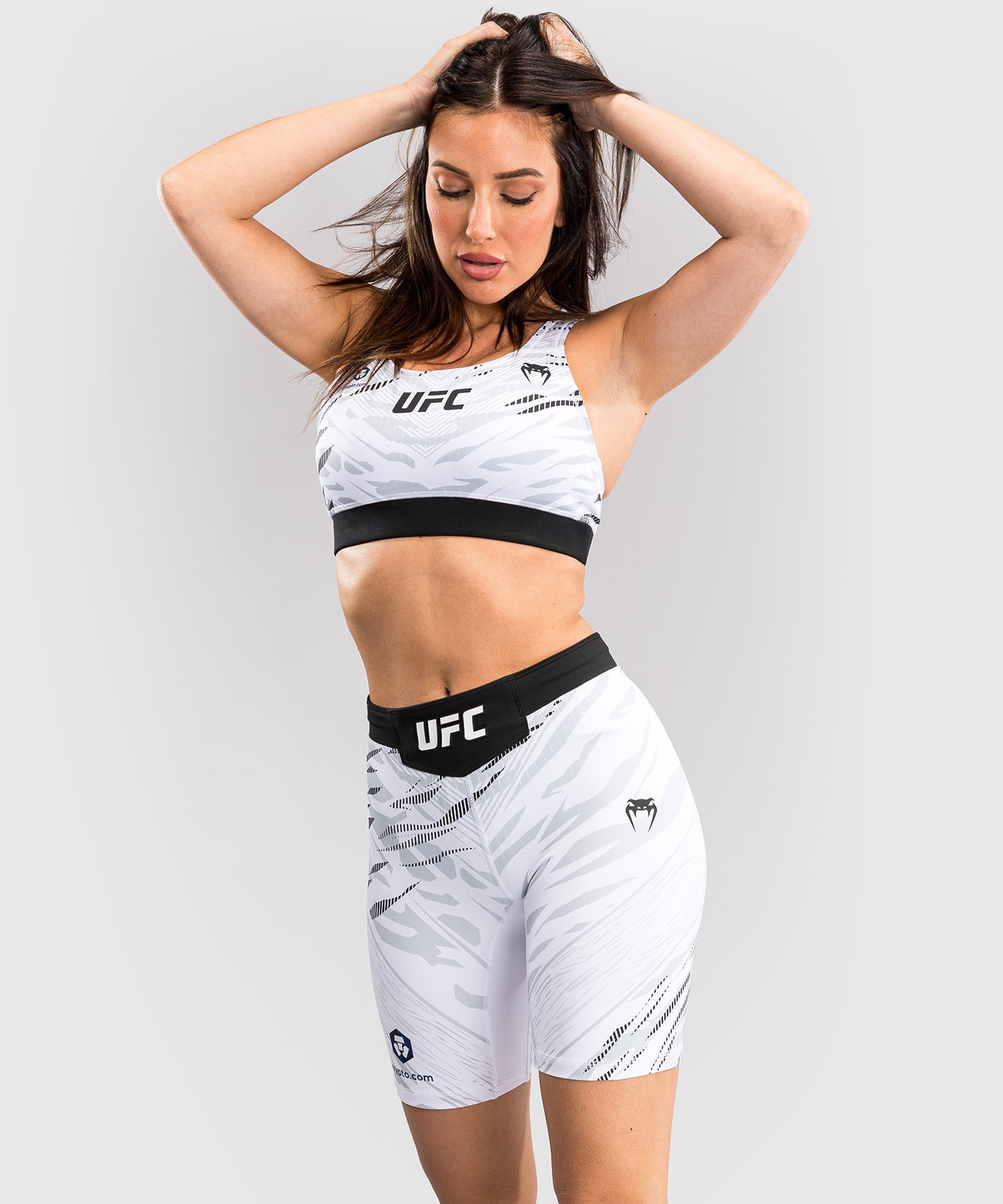UFC Fusion by Venum Authentic Fight Night Damen Vale Tudo Short - Long Fit - Weiß