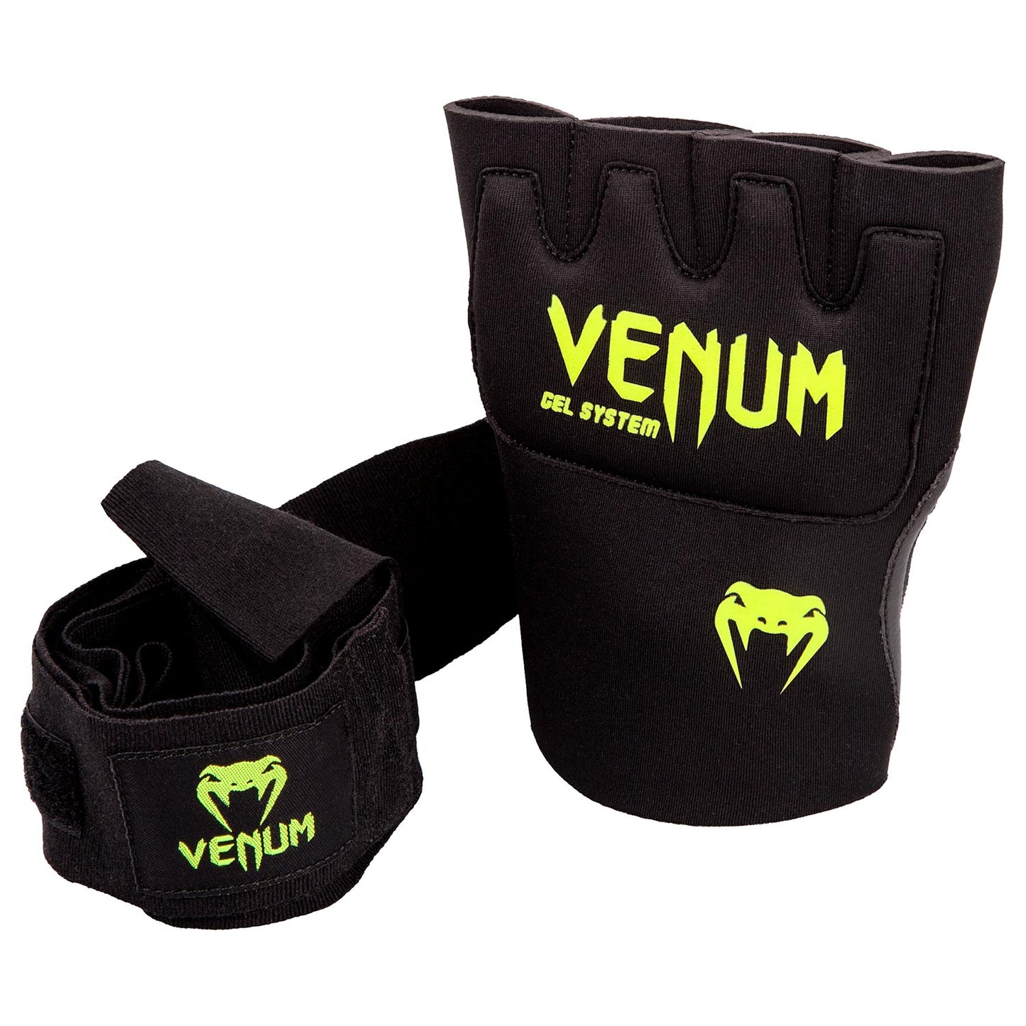 Venum Gel Kontact Undergloves - Black/Fluorescent Yellow