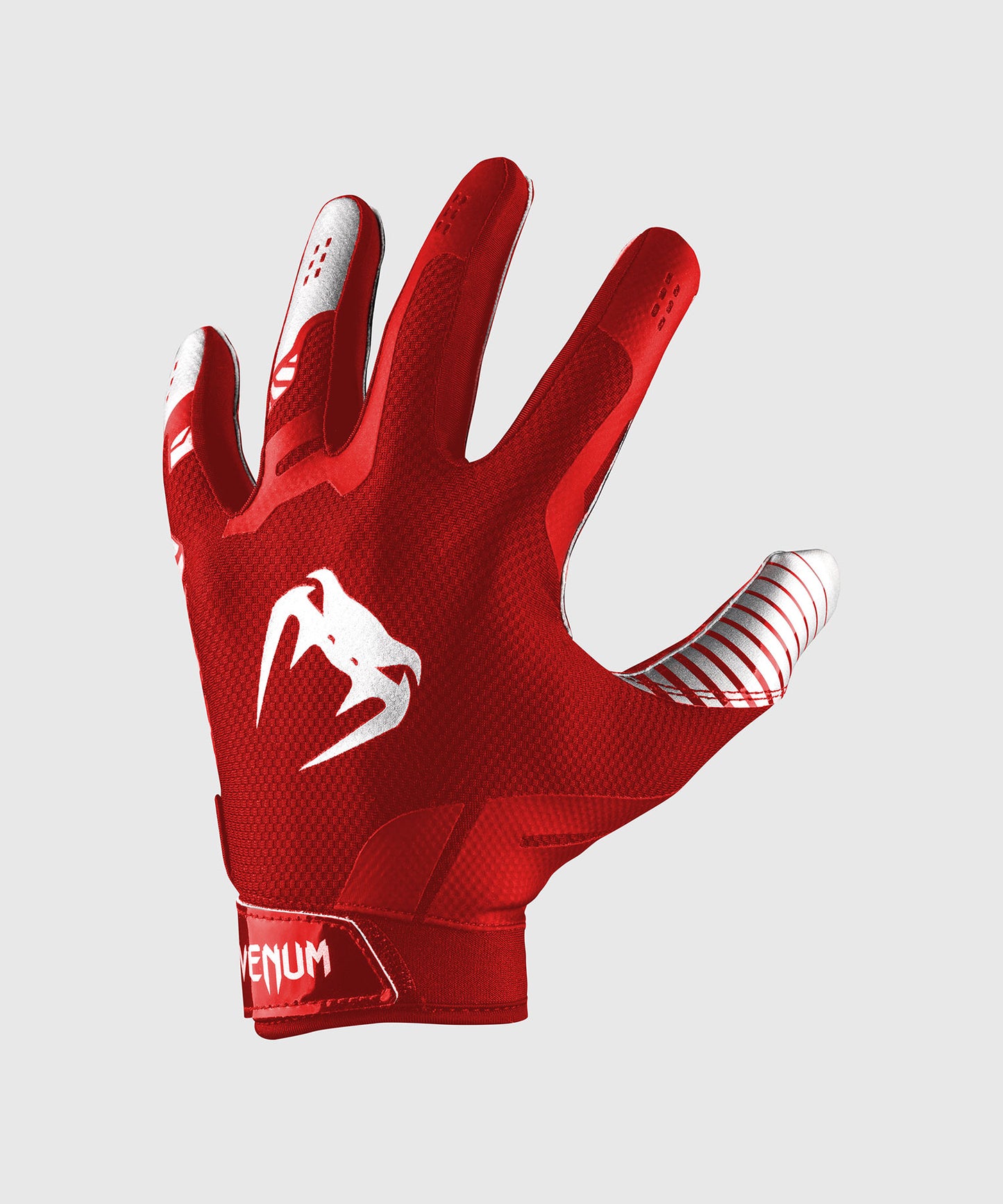 Venum Elite Football Handschuhe - Rot/Silber